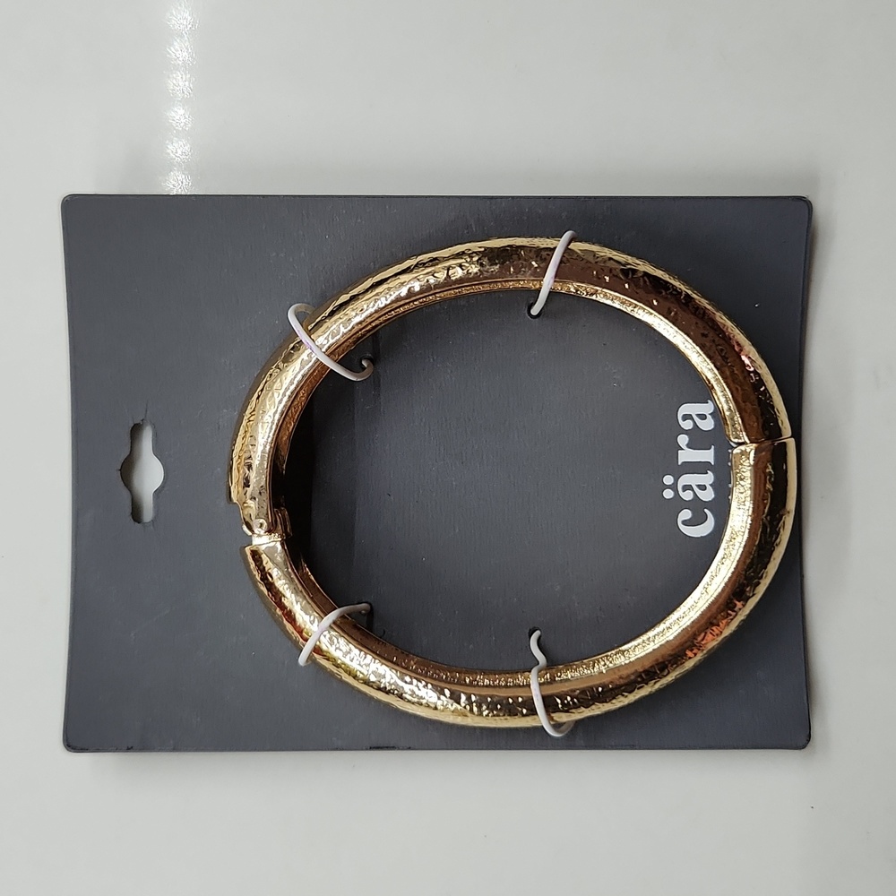 Cara New York Clamper Dangle Bracelet // Gold Tone